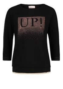Cartoon, Damen Pullover, Beige / Schwarz