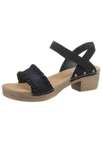 Rieker, Damen Sandalette, Nachtblau