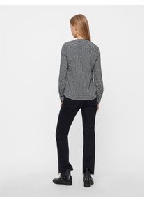 Véro Moda VERO MODA, Damen Langarmbluse, Schwarz / Weiß