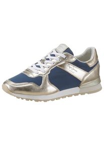 Pepe Jeans, Damen Sneaker 'Verona', Navy / Gold