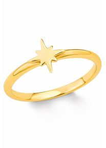 s.Oliver RED LABEL, Damen Fingerring 'Stern, 2019967', Gold