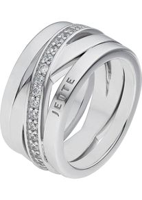 JETTE, Damen Ring 'Wrapping 60056323', Silber