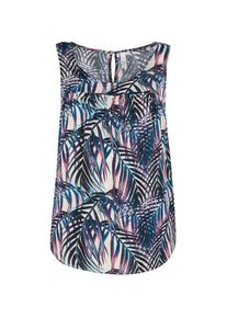 Q/S Designed By, Damen Blusentop, Beige / Mischfarben