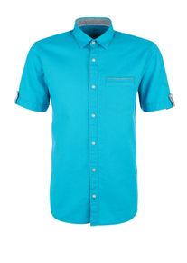 s.Oliver RED LABEL, Herren Kurzarmhemd, Aqua