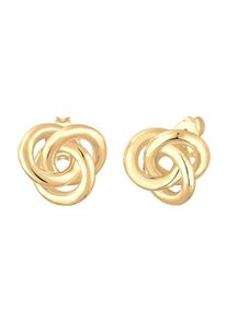 Elli, Damen Ohrringe Knoten, Gold