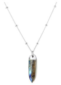 KOSHIKIRA, Damen Kette 'Grey Point NEM023S', Silber