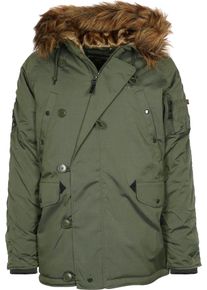 Alpha Industries, Herren Parka 'Explorer', Dunkelgr&uuml;n
