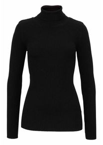 Laura Scott, Damen Rollkragenpullover, Schwarz