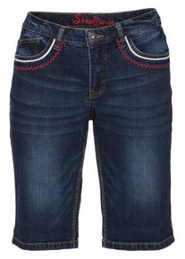 sheego Denim, Damen Jeansbermudas, Blue Denim