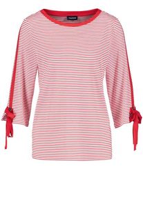 Taifun, Damen T-Shirt, Rot / Weiß