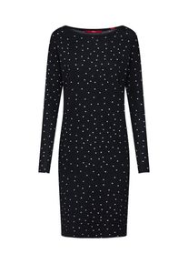 s.Oliver RED LABEL, Damen Strickkleid, Schwarz / Weiß