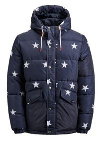 Jack & Jones JACK & JONES, Herren Jacke, Ultramarinblau / Weiß