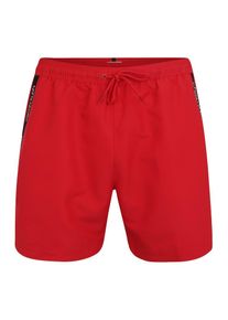 Calvin Klein Swimwear, Herren Badeshorts 'MEDIUM DRAWSTRING', Rot