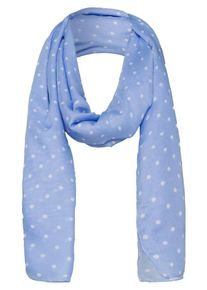 More & More MORE & MORE, Damen Schal, Hellblau / Wei&szlig;