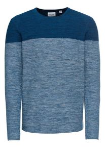 Only & Sons Only & Sons, Herren Pullover 'Lenny', Dunkelblau / Weiß