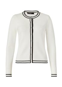 Hallhuber, Damen Cardigan, Schwarz / Offwhite