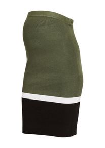 MAMALICIOUS, Damen Rock, Oliv / Schwarz / Wei&szlig;