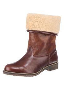 kmb. KMB, Damen Winterstiefel, Kastanienbraun