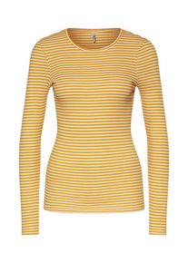 Only, Damen Shirt 'TINA', Orange / Weiß
