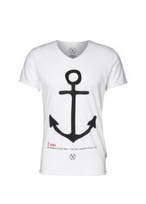BOOM BAP, Herren T-Shirt mit Print, Wei&szlig;