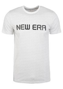 New Era, Herren T-Shirt 'Rain Camo', Wei&szlig;