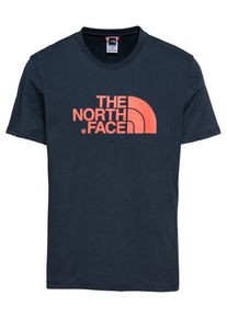 The North Face, Herren Shirt 'Easy', Dunkelblau / Orangerot
