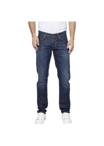 Tommy Jeans, Herren Hilfiger Denim Jeans "STRAIGHT RYAN PED", Blue Denim