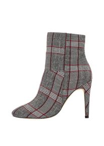 Bianco, Damen Stiefeletten 'Bernia', Hellgrau / Weinrot / Weiß