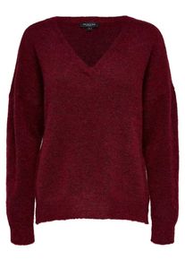 Selected Femme, Damen Pullover, Weinrot