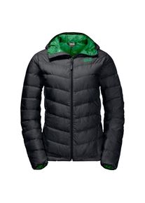 Jack Wolfskin, Damen Daunenjacke 'HELIUM WOMEN', Dunkelgrau / Grün
