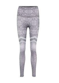 Onzie, Damen Trainings-Leggings, Basaltgrau / Wei&szlig;