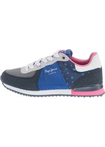 Pepe Jeans, Mädchen Sneakers 'SYDNEY STARS', Blau / Pink