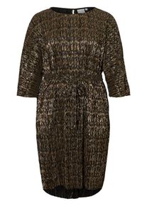 JUNAROSE, Damen Kleid, Gold / Schwarz