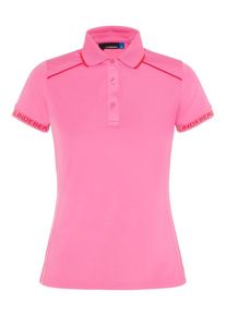 J. Lindeberg J.Lindeberg, Damen Poloshirt 'W LUCA TX COOLMAX', Pink / Rot