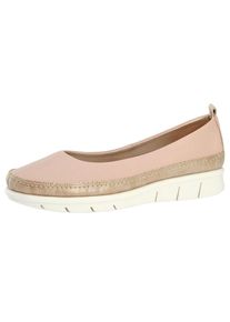Heine, Damen Slipper, Beige / Pastellpink