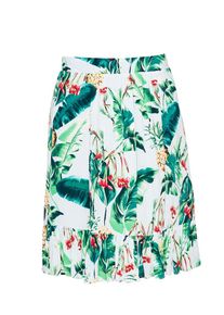 s.Oliver RED LABEL, Damen Midirock, Hellblau / Petrol / Hellgrün / Rot / Weiß