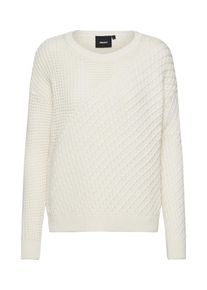 Object, Damen Strickpullover 'CLOUDY', Wei&szlig;