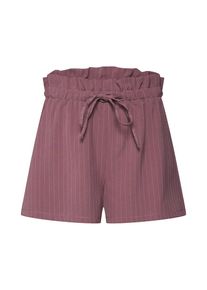 Missguided, Damen Shorts 'PINSTRIPE GATHERED', Altrosa