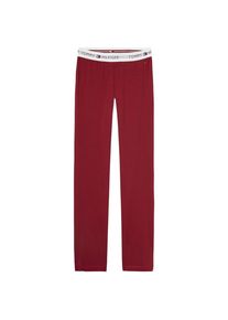 Tommy Hilfiger, Damen Hose »Cotton pant iconic fashion«, Dunkelrot