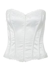 Lascana, Damen Corsage, Wei&szlig;