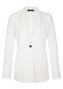 s.Oliver BLACK LABEL, Damen Longblazer im Business-Look, Wei&szlig;