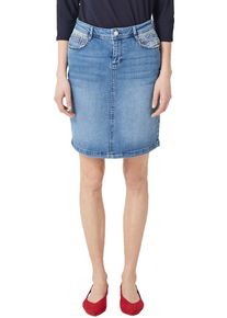 s.Oliver RED LABEL, Damen Denimrock, Hellblau