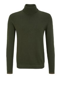 s.Oliver BLACK LABEL, Herren Strickpullover, Braun / Tanne