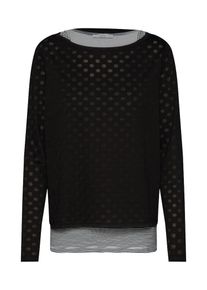 EDC by Esprit, Damen Shirts '2 in 1 burnout T-Shirts', Schwarz