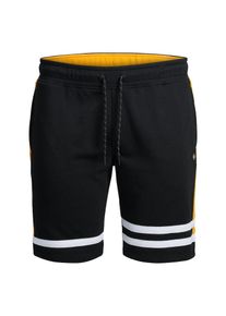 Jack & Jones JACK & JONES, Herren Shorts, Gelb / Schwarz / Wei&szlig;