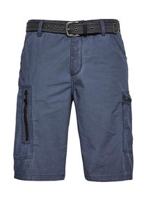 s.Oliver RED LABEL, Herren Cargo-Bermuda, Taubenblau
