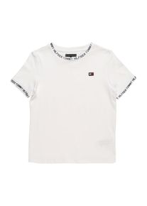 Tommy Hilfiger, Shirt 'PRINTED RIB TEE S/S', Kobaltblau / Wei&szlig;