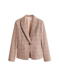 Mango, Damen Blazer 'Bosforo4', Braun / Hellbraun / Pink
