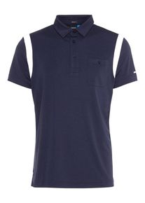 J. Lindeberg J.Lindeberg, Herren Poloshirt 'Dolph', Navy / Weiß