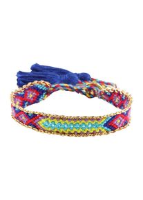 Blond Accessories, Damen Armband 'Love bracelet', Blau